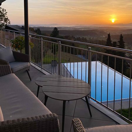 Greim15 --- Ganzes Ferienhaus Mit Fernsicht, Pool, Wellness Deutschlandsberg Esterno foto