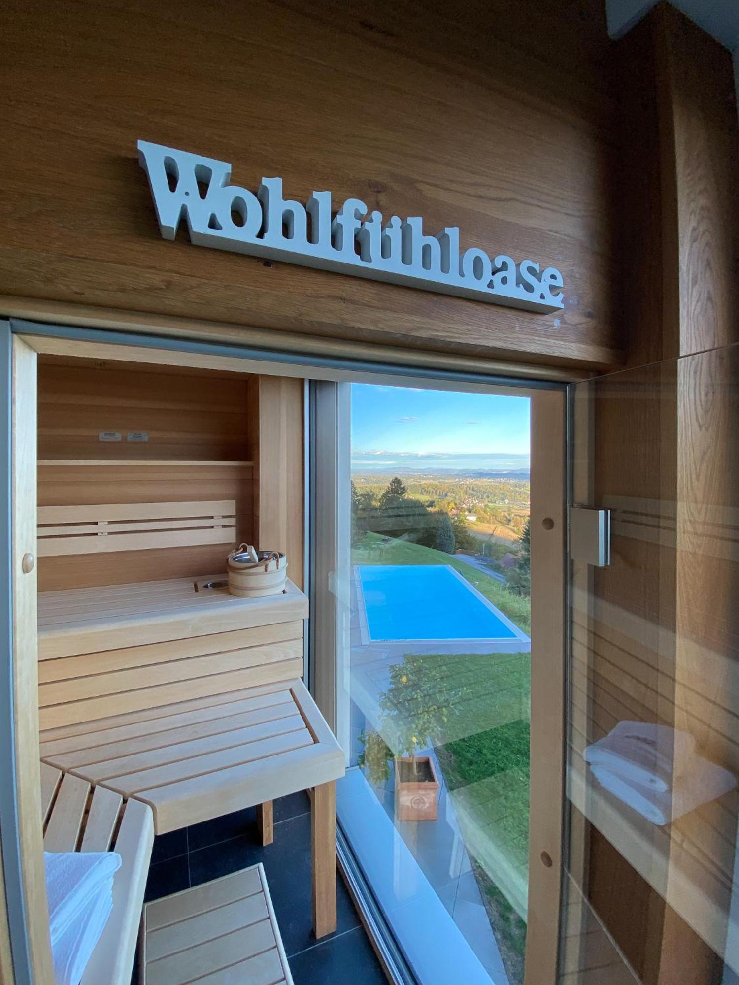 Greim15 --- Ganzes Ferienhaus Mit Fernsicht, Pool, Wellness Deutschlandsberg Esterno foto