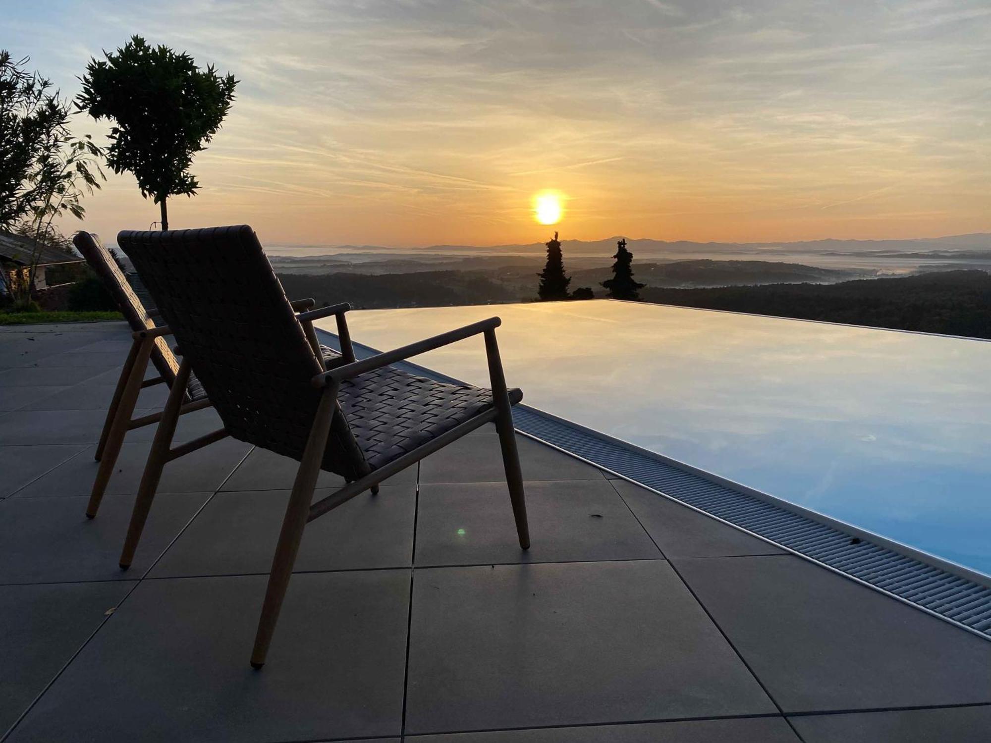 Greim15 --- Ganzes Ferienhaus Mit Fernsicht, Pool, Wellness Deutschlandsberg Esterno foto