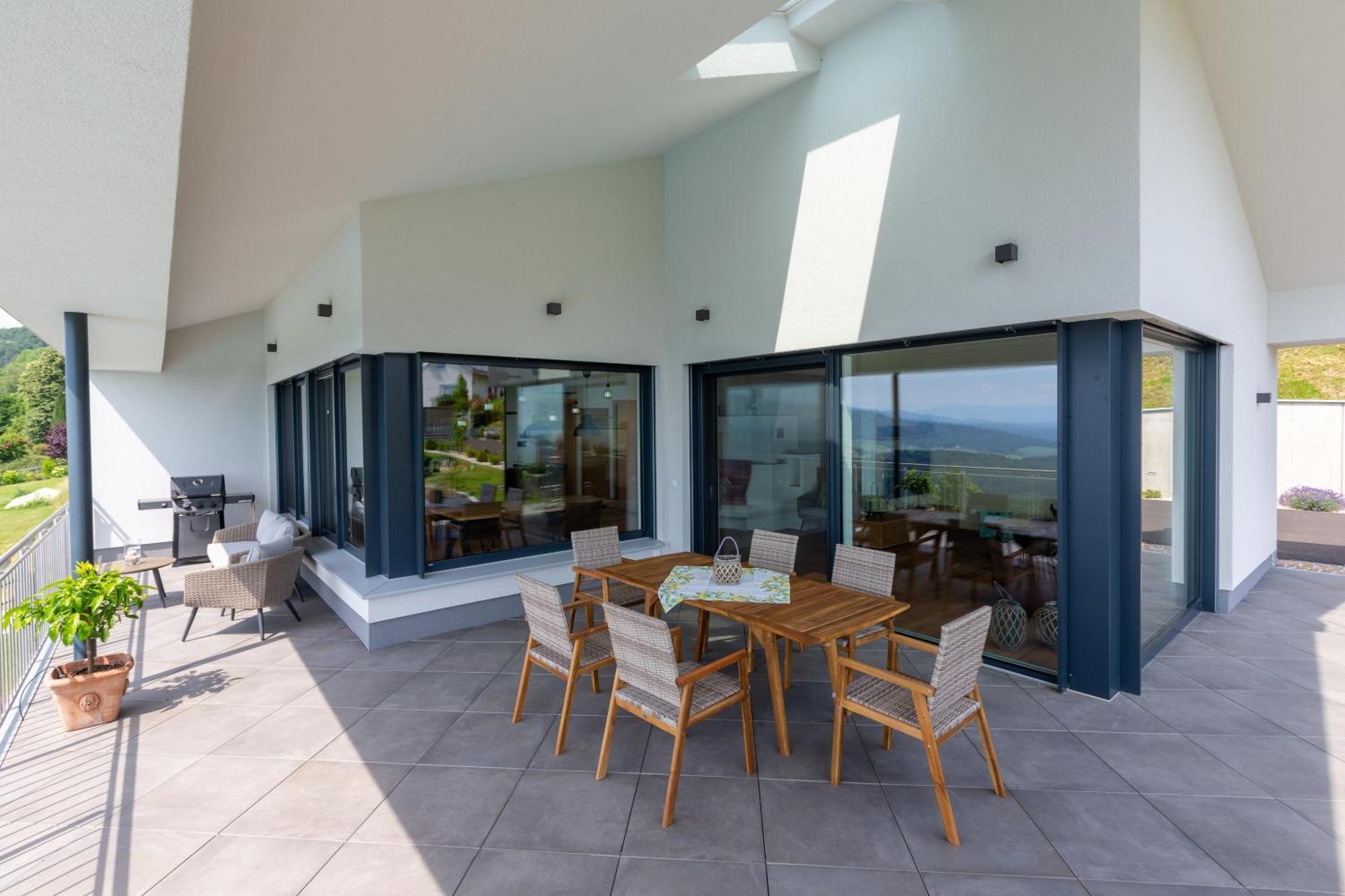 Greim15 --- Ganzes Ferienhaus Mit Fernsicht, Pool, Wellness Deutschlandsberg Esterno foto