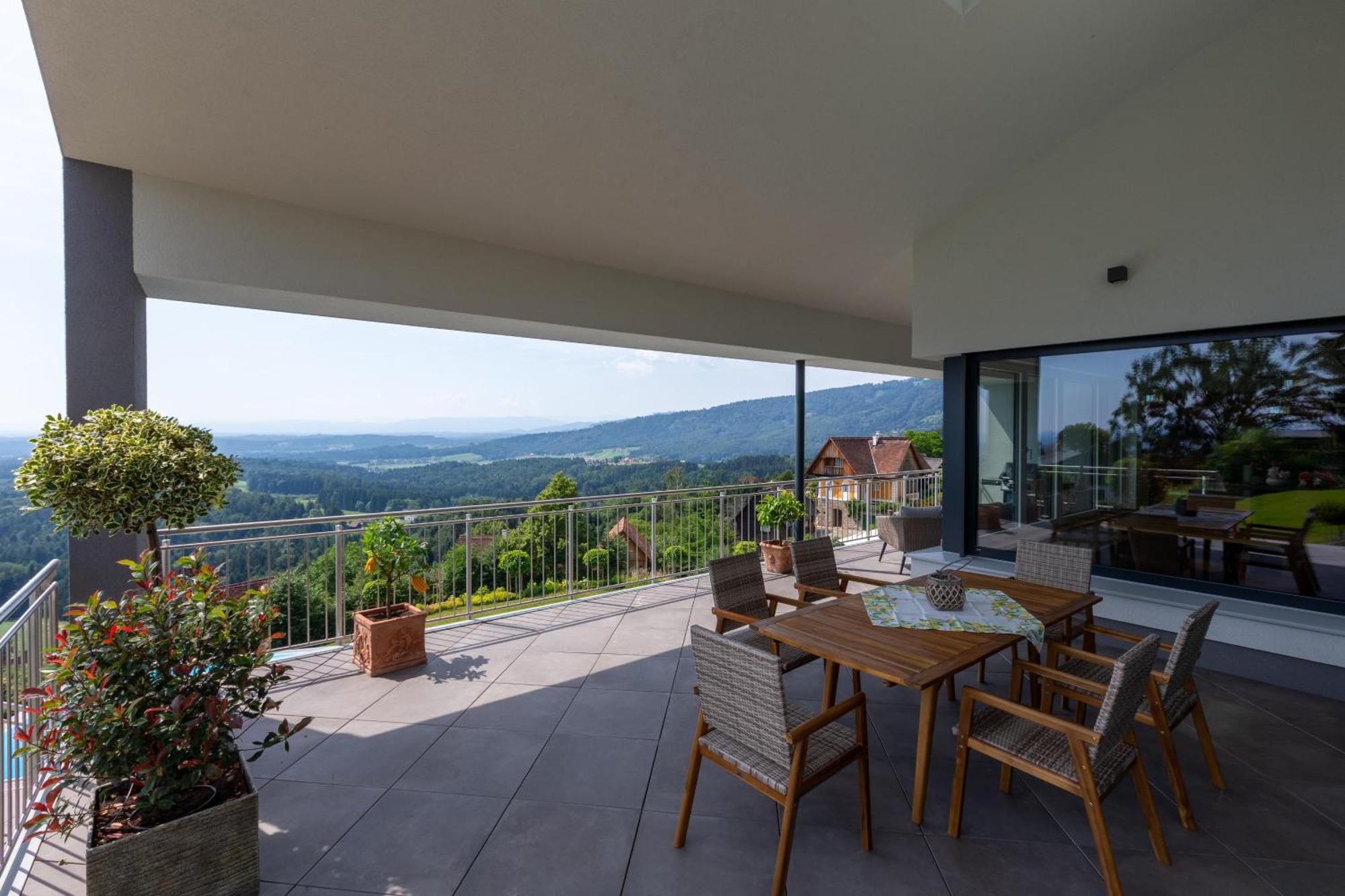 Greim15 --- Ganzes Ferienhaus Mit Fernsicht, Pool, Wellness Deutschlandsberg Esterno foto