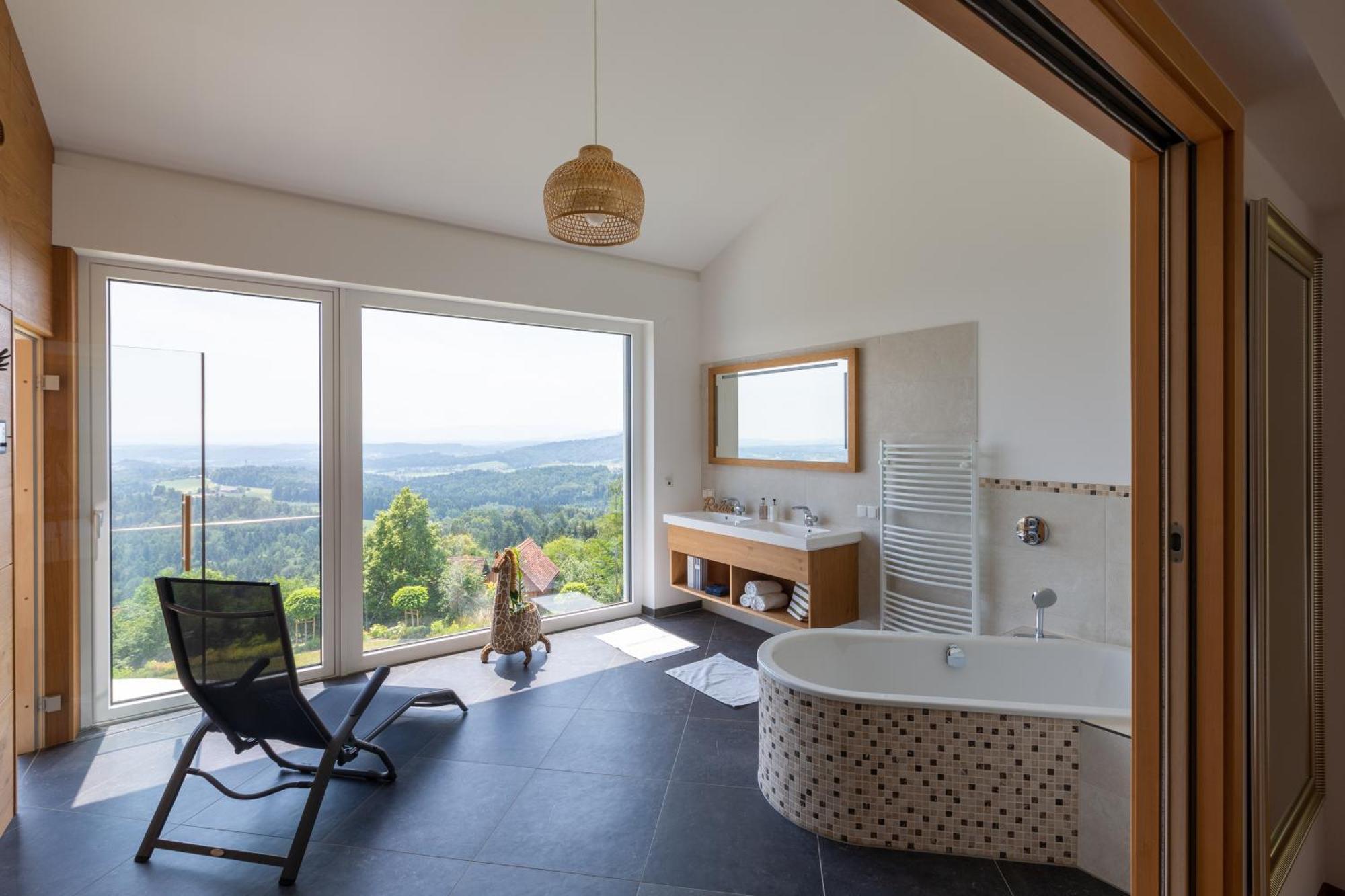 Greim15 --- Ganzes Ferienhaus Mit Fernsicht, Pool, Wellness Deutschlandsberg Esterno foto