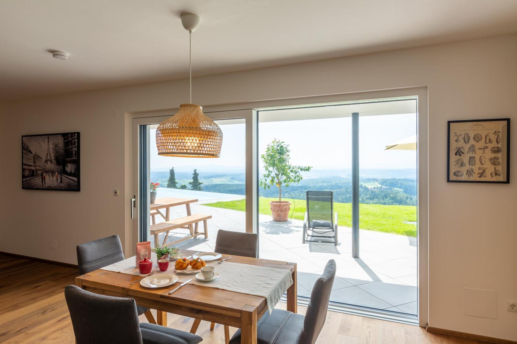 Greim15 --- Ganzes Ferienhaus Mit Fernsicht, Pool, Wellness Deutschlandsberg Esterno foto
